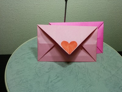 Basic Origami Envelope - Easy Paper Folding Instruction