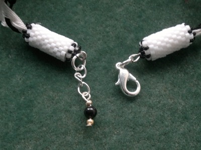 Beading4perfectionists : Bead end for Macramé (if you don't want to knot ends) beading tutorial