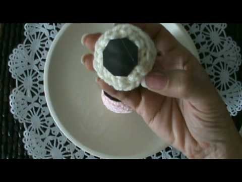 Crochet Amigurumi Truffle Fridge Magnets #1