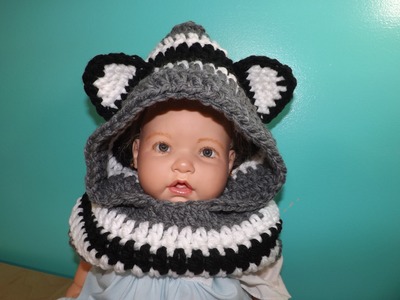Crochet Baby Scootie With Ears, From  Baby To Adult