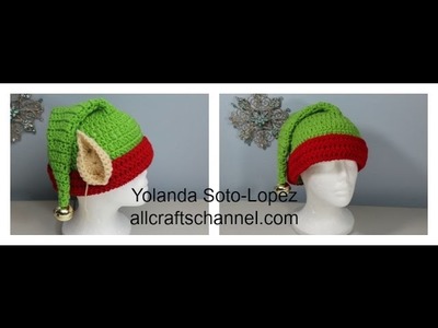#Crochet Elf Hat (Gorro de Elfo - Subtitulos en Espanol)