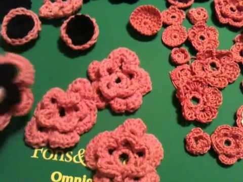 Crochet Flowers and Projects Part 1
