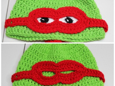 #Crochet Masked Turtle Hat Video 2