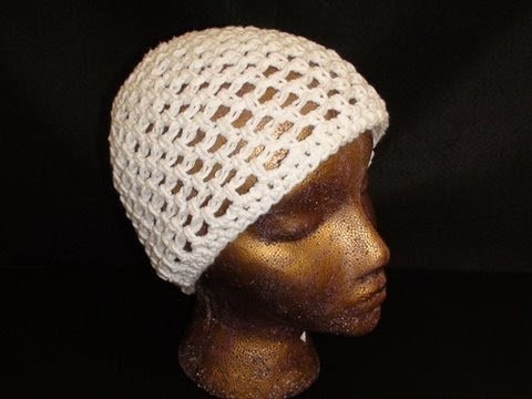 Crochet Mesh Hat Left Hand -  Crochet Geek