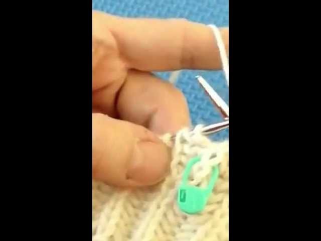 Decrease Stitches for Brioche Knitting