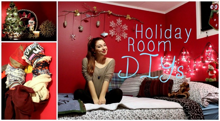 DIY | 4 Holiday Room Decorations