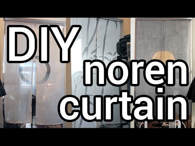 DIY: Easy Noren Curtains