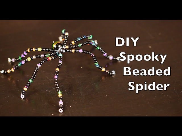 DIY Halloween Decorations | Spooky Beaded Spider Tutorial