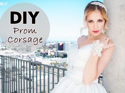 DIY Prom Corsage : Floral Corsage Alternative - The bling Factor