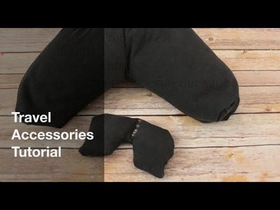DIY Recycled Travel Accessories Tutorial