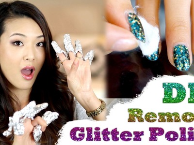 DIY Remove Glitter Polish FAST & EASY!!!