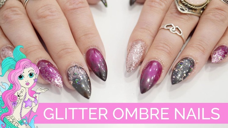 DIY Tutorial Glitter Ombré Nails