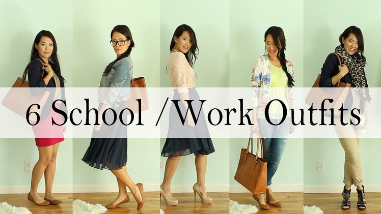 Dress It Yourself: 6 Back to School & Work Outfit Ideas by ANNEORSHINE