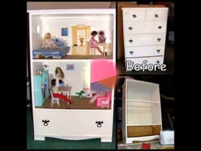 Easy DIY barbie house projects ideas