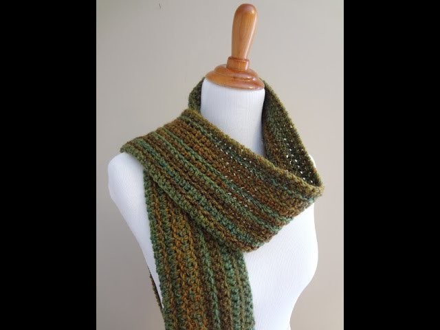 Episode 169: How to Crochet the Wise Oak Ribbed Scarf