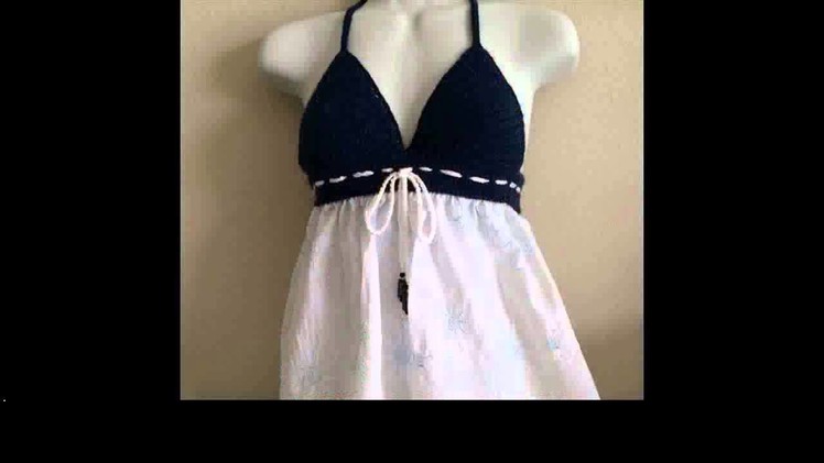 Free crochet halter top pattern