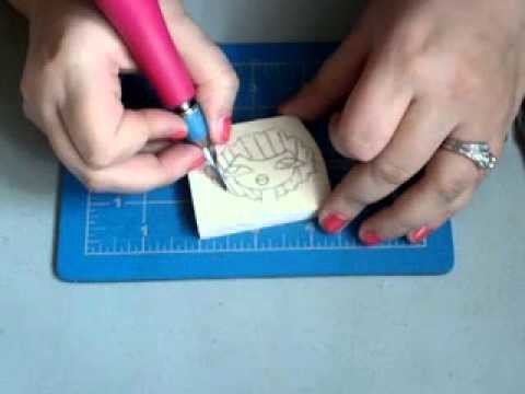 Hand carved stamp tutorial
