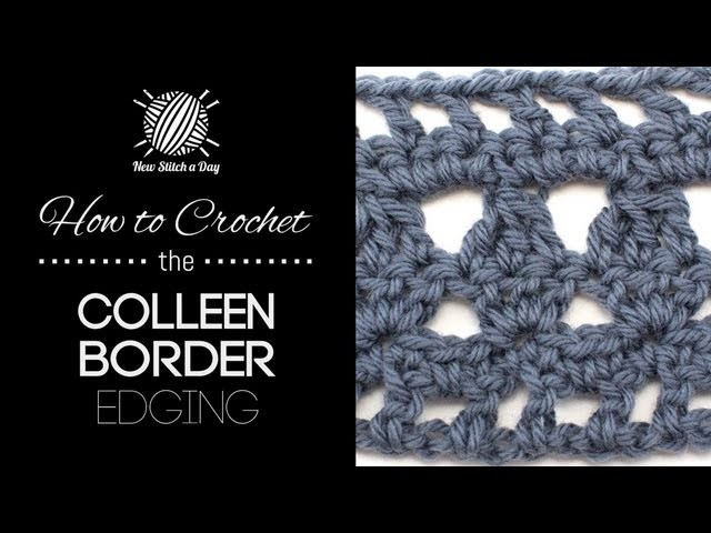How to Crochet the Colleen Border Edging