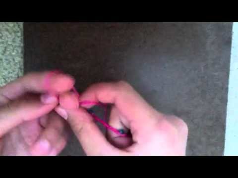 How to finish a finger crochet bracelet