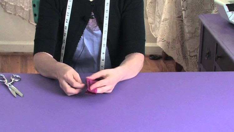 How to Hand-Sew a Stretch Stitch : Sewing Lessons