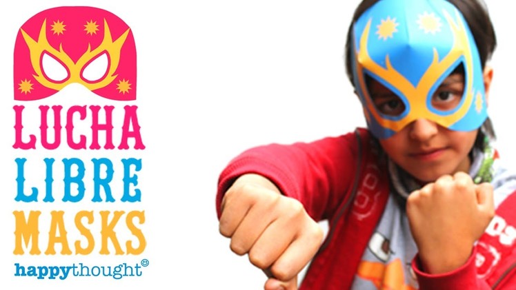 How to make a Lucha Libre mask - tutorial + free printable paper template!