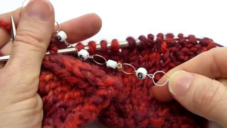 How to Use your Knitting Row Counter