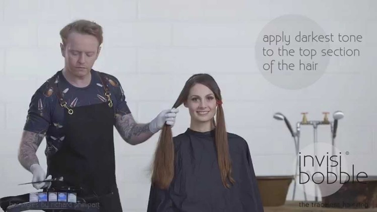Invisibobble DIY hair tutorial: ombré blend