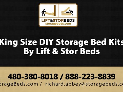 King Size DIY Storage Bed Kits By Lift & Stor Beds