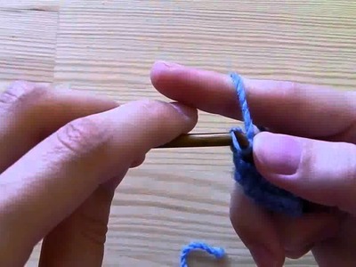 Knitting basics - knit stitch + garter stitch for left handed