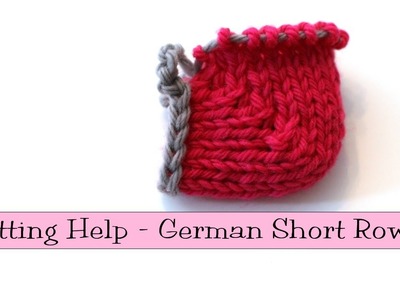 Knitting Help - German Short Rows