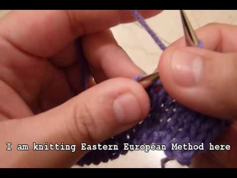 Knitting: Stitch: M1L ( Make 1 Left )