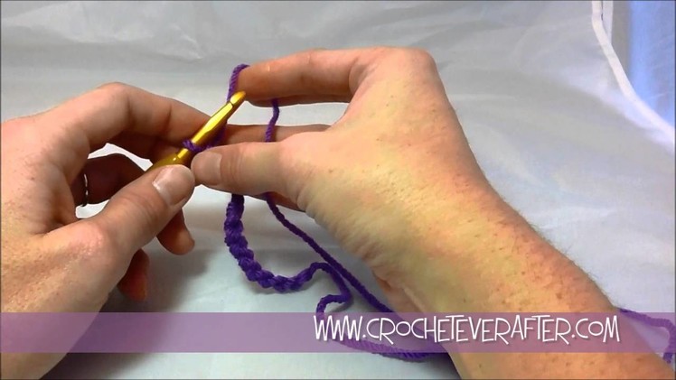 Left Hand Single Crochet Tutorial #2: SC Into Foundation Chain