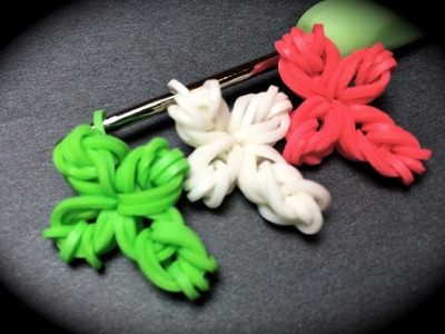 Mini Cross Rubber Band Charm Without the Rainbow Loom