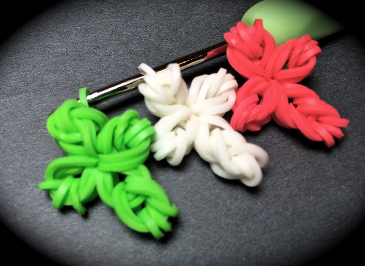 Mini Cross Rubber Band Charm Without the Rainbow Loom
