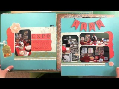 My Scrapbook Layouts from Recent Scrapbooking Retreat