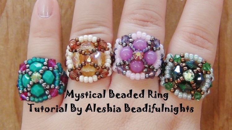 Mystical Beaded Ring Tutorial