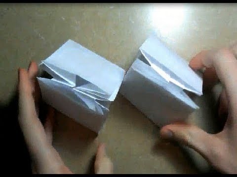 Origami Gift Box. Package Tutorial