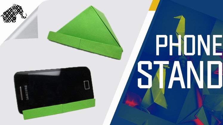 Origami - How To Make An Origami Phone Stand.Holder