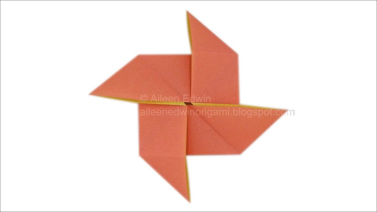 Origami Pinwheel Base Video Tutorial *HD*