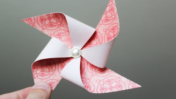 Paper Pinwheel Tutorial