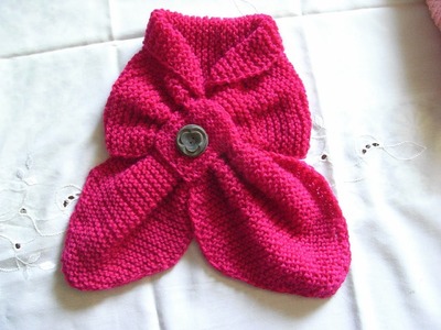 Schal-Halstuch Stricken*Teil 1*knit scarf*neckerchief*Apaszka*Tutorial Handarbeit
