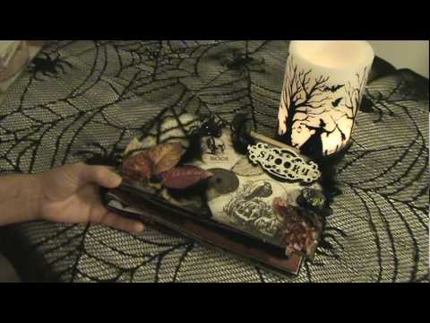 Scrapbook Mini Album: Halloween Spooky Mini