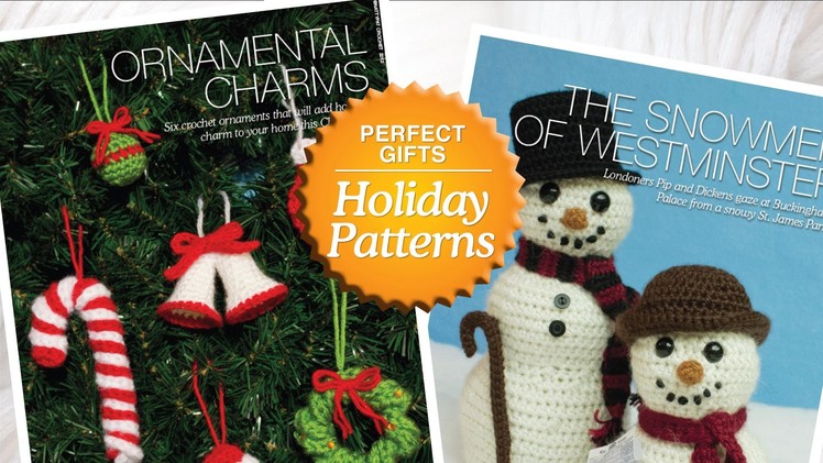 Shop: Nattypat Holiday Crochet Patterns Christmas 2012