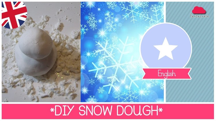 Snow dough Tutorial (2 ingredients only) - DIY Winter activities and sensory games for children
