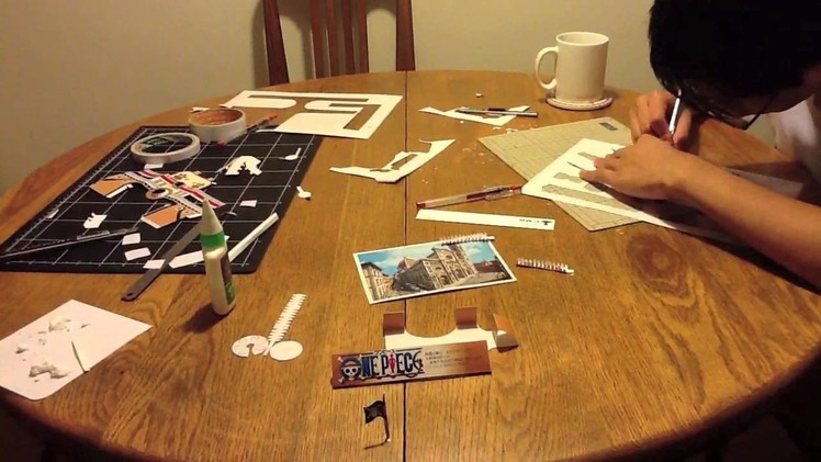 The Making of The Thousand Sunny Paper craft