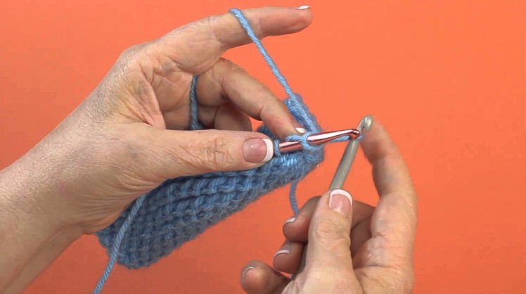Tunisian Crochet Cast On technique
