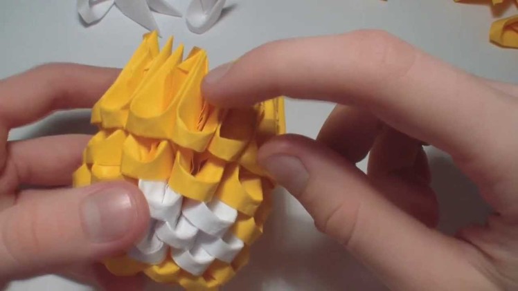 3D origami mini teddy bear tutorial