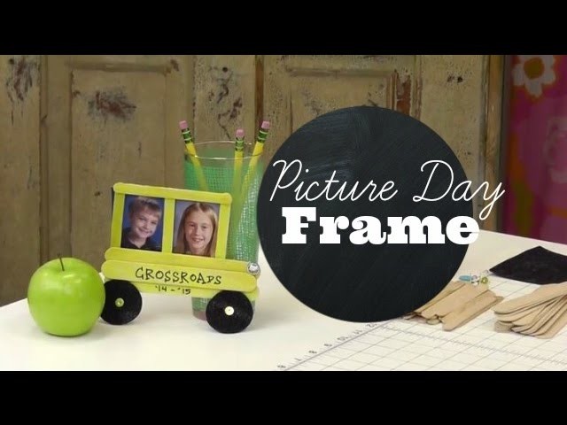 Back to School Craft for Kids: School Bus Picture Frames