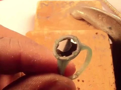 Creating wax beads for large stones part 2