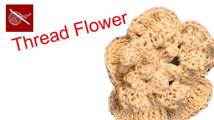 Crochet Flower Hair Clip - Learn How To Crochet Geek